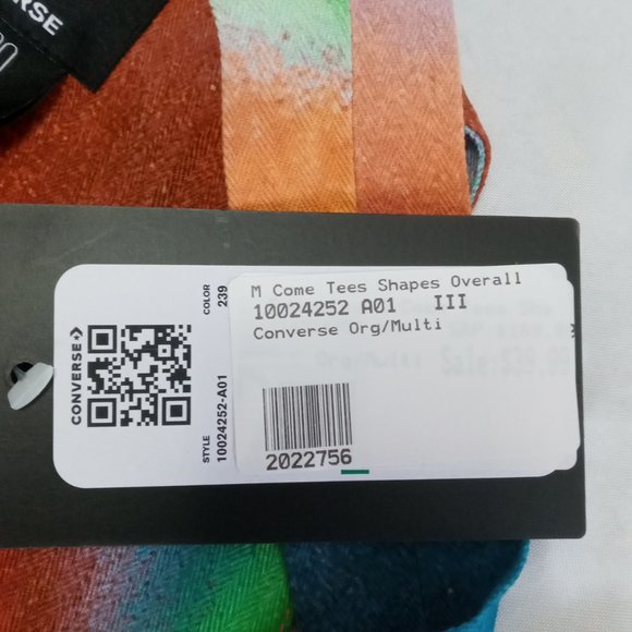 Converse Shapes x Come Tees cosmic airbrush all-over print overalls - Picture 10 of 12